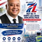 Dr. Bonar P. Krisnanto Apresiasi Pengabdian Korlantas Polri
